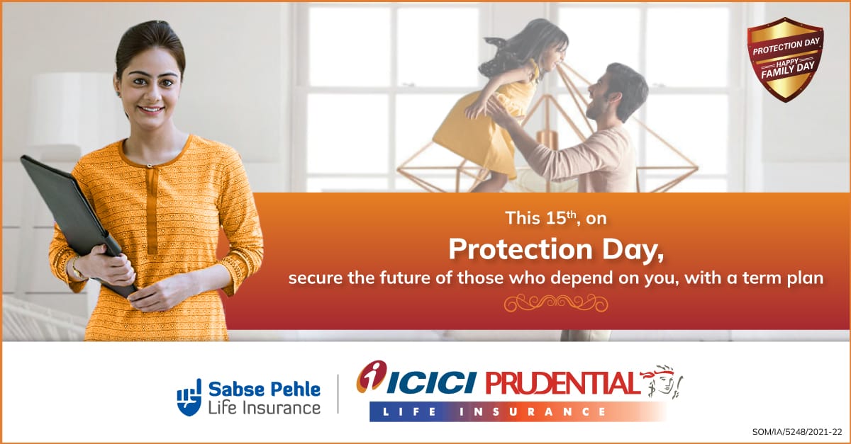ICICILifeIns's tweet photo. This 15th, on Protection Day, ensure a secure future for your family with a life insurance plan.

Know more: https://t.co/DSrM2RPD4M

Disclaimer: https://t.co/0na8Wk0FOy https://t.co/3lVoxEbr1S