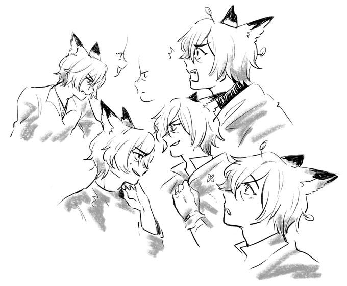 once again warm up doodles/trying to get better at drawing profiles 