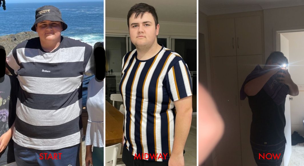 another mitchy update, been about 10-12 months since i started actually cutting down on my weight, joined the gym a month ago, been hitting that daily, I'm feeling a lot fitter and healthier. Keen for the rest of the journey💪