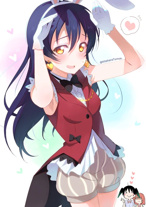 🏹う…海未ぴょんだぴょん…♪ こ…これでいいのでしょうか…

#園田海未生誕祭2022 #lovelive 