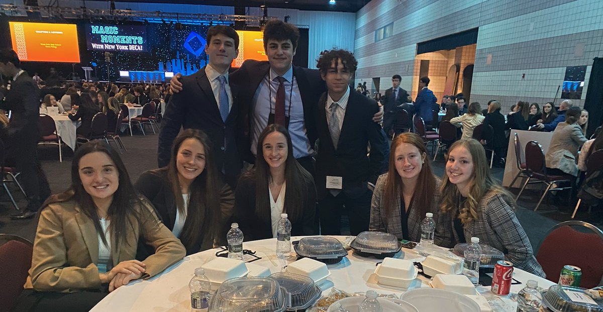 VictorSchools's tweet photo. WOW! This past weekend VSH DECA participated in the NYS Career Conference in Rochester! 45 members received recognition and 16 earned the opportunity to compete at the International Career Development Conference in Atlanta this April! @VictorCSD_Super @Victor_DECA @VictorSeniorHS https://t.co/EenU82kR3g
