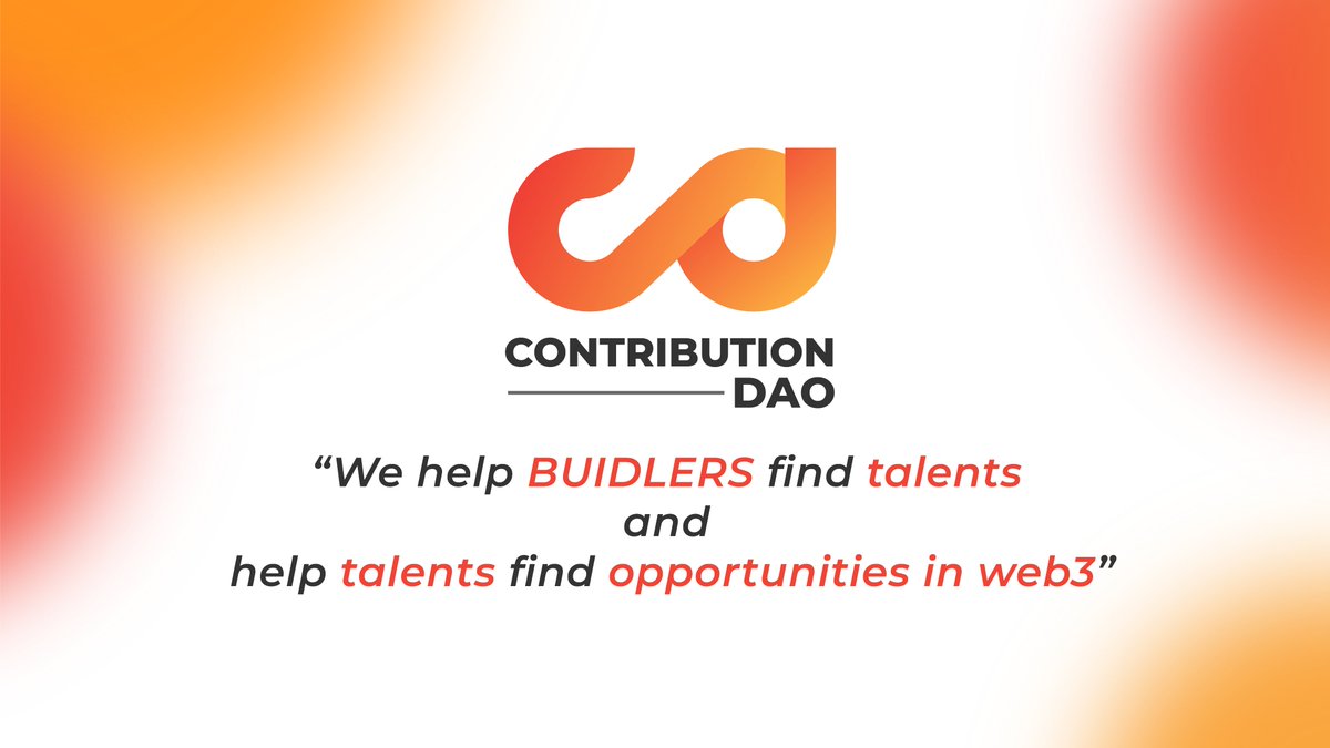 ContributionDAO คืออะไร ?   1/10

"ContributionDAO คือ decentralized contribution hub ที่สร้างขึ้นโดย contributors เพื่อ contributors"

เข้าร่วมกับเราได้ที่ : discord.gg/contributiondao