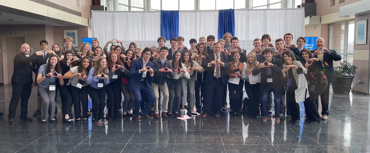VictorSchools's tweet photo. WOW! This past weekend VSH DECA participated in the NYS Career Conference in Rochester! 45 members received recognition and 16 earned the opportunity to compete at the International Career Development Conference in Atlanta this April! @VictorCSD_Super @Victor_DECA @VictorSeniorHS https://t.co/EenU82kR3g