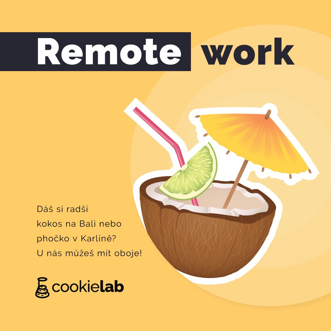 Práce z pláže🏝 nebo z obýváku🏡? Fandíme volnosti a zodpovědnosti spojené s #remotework. Je na tobě, jestli budeš chodit za námi do Karlína, kde tě čeká super kafe, hezký, vybavený kancl a společné obědy nebo se s námi spojíš třeba z Bali. Mrkni sem👉 startupjobs.cz/startup/cookie…