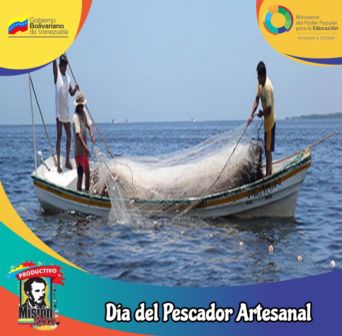 #14Mar A partir del 2010, cada 14 de marzo se celebra el Día del Pescador Artesanal en el país, fecha decretada por el Comandante Hugo Chávez Frías. 

#PescadoresDePaz