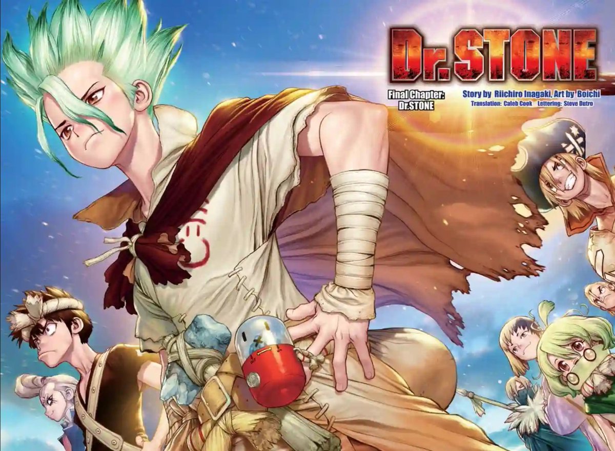coolmangapages's tweet photo. #DrSTONE232 #Senku What a ride this manga has been. Thank you, @Boichi_Bo1 & @reach_ina ❤️ https://t.co/MU6kG7dIYy