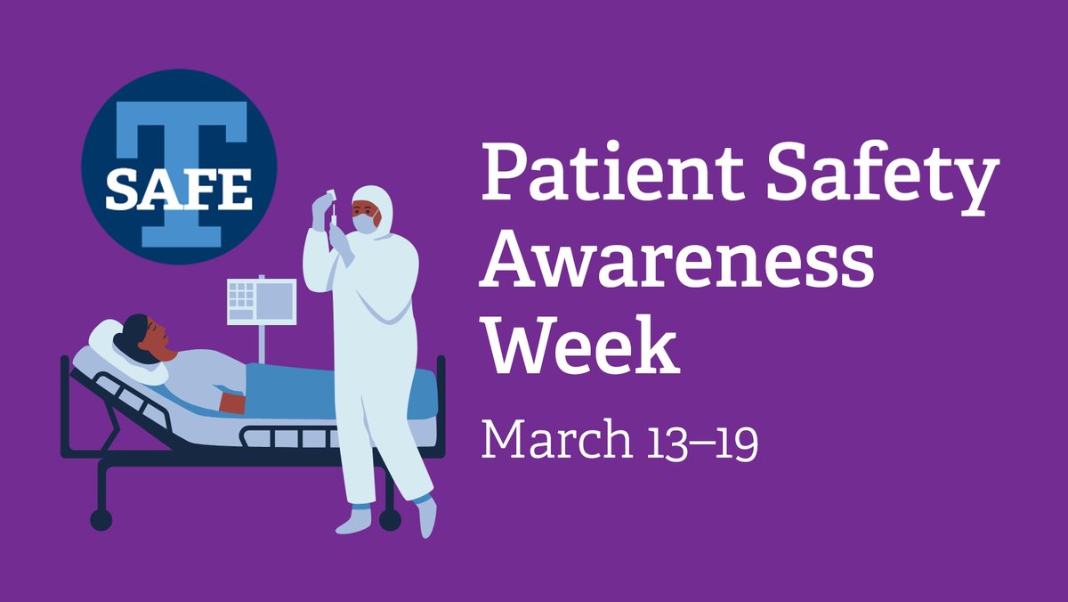 TuftsMedicalCtr's tweet image. During Patient Safety Awareness Week, we recognize the progress in building a safety culture and prioritizing safety and harm reduction for our patients and each other. #TuftsMC is celebrating by wearing purple tomorrow, Tuesday 3/15 into overnight Wednesday #PSAW