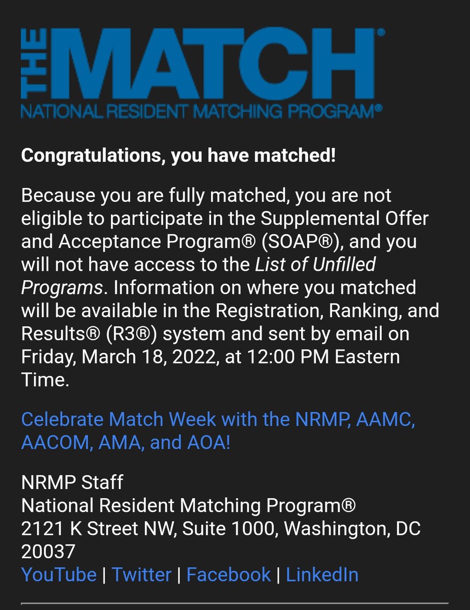 EshwarKishoreMD's tweet photo. I MATCHED #EMERGENCYMEDICINE 🙌🏽 Catch me in an ED in July! #MatchDay2022 #EMRAMatch https://t.co/9Uv2UNHJwN