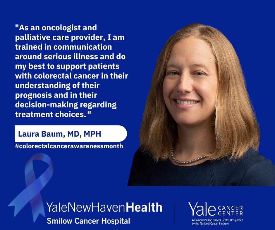 .@LauraVanBaum in honor of #ColorectalCancerAwarenessMonth- “The role of #immunotherapy in #colorectalcancer is impressive and is improving outcomes for patients with advanced stage cancer.” bit.ly/3tUrA5V @SmilowCancer @YaleMed @YNHH @YaleGICancers