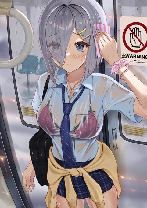 #ホワイトデーは銀髪白髪を愛でる日
浜風は銀髪だよね😗 