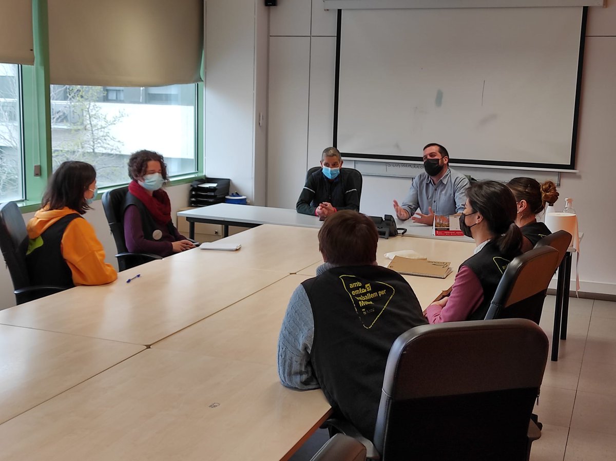 EMFOMollet's tweet photo. .@raulbroto regidor d'ocupació @ajmollet i vicepresident #EMFO avui ha donat la benvinguda al nou equip dels serveis municipals d'ocupació i d'emprenedoria i empresa de Mollet.
👉Tot un equip de professionals al servei de la ciutadania i de les empreses de #Mollet https://t.co/uTW1ZFd3VB