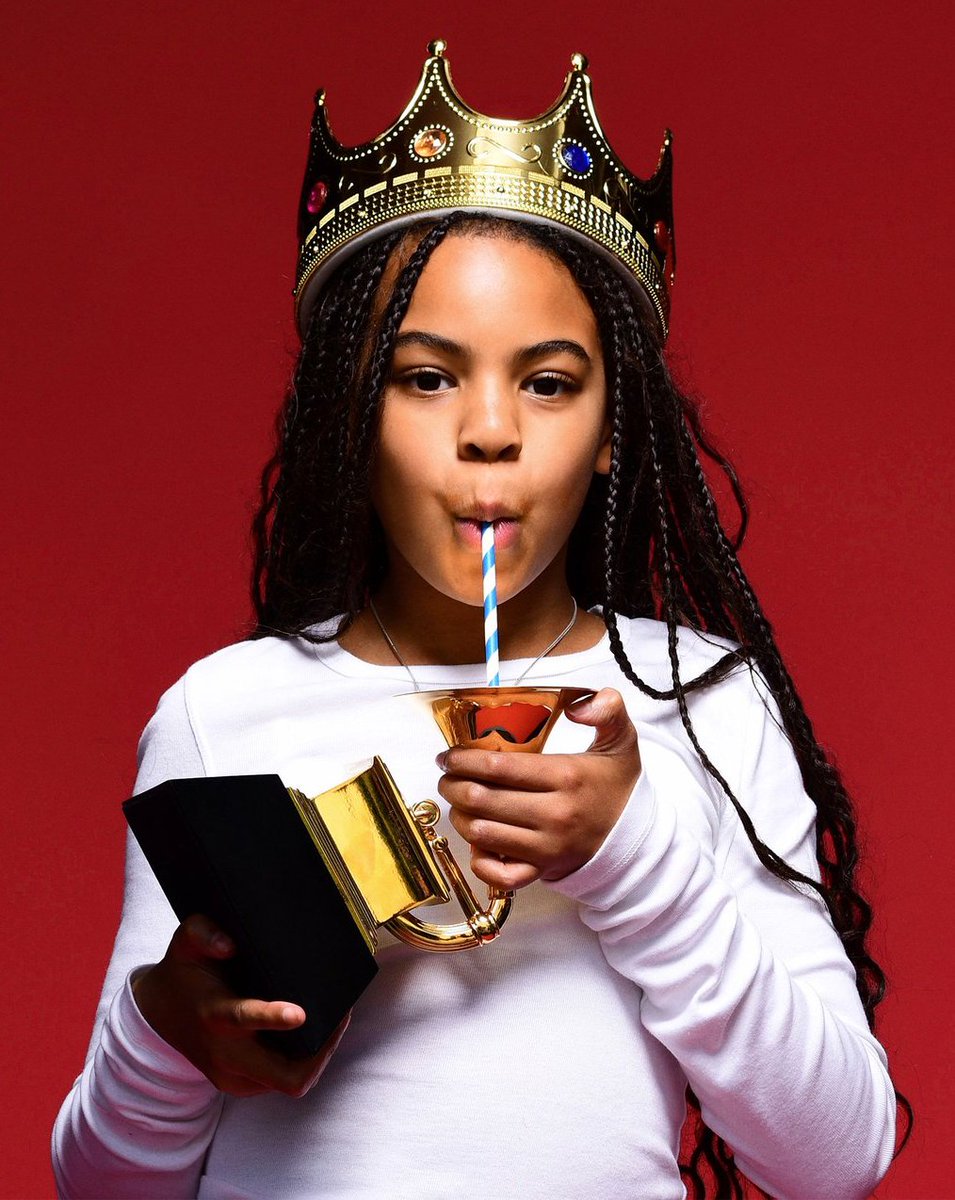 1 year ago, thee Blue Ivy won her first Grammy Award