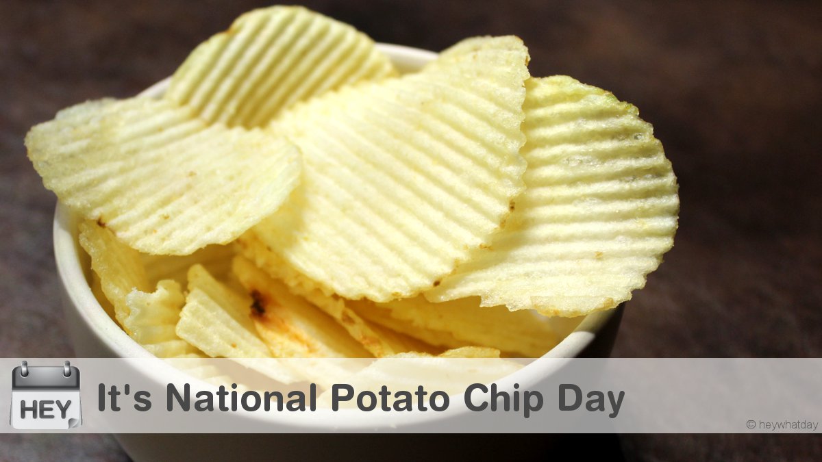 It's National Potato Chip Day! 
#NationalPotatoChipDay #PotatoChipDay #PotatoChipsDay