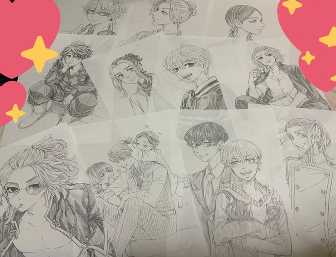 こっちはリクエストとか最近描いたやつ 