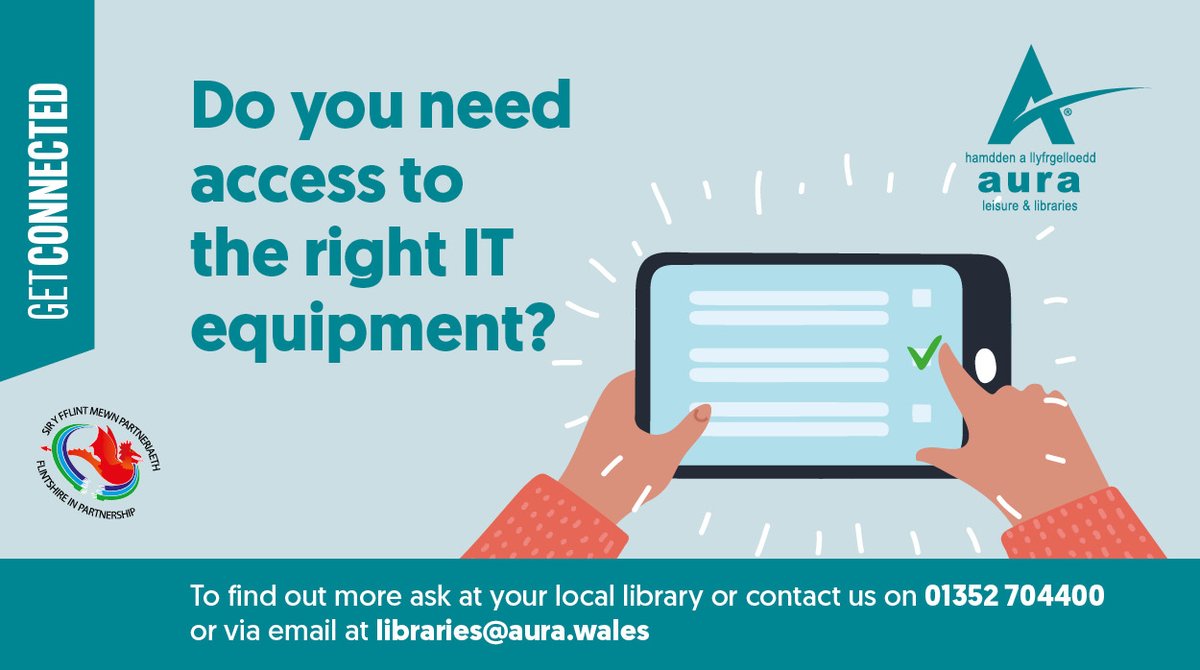 aura_wales's tweet image. Get Online with Aura Wales! 😃🙌💻📲
Have you heard about our new digital loan scheme?
Read more here: aura.wales/get-online-wit…
#AuraLibraries #GetOnlineWithAura