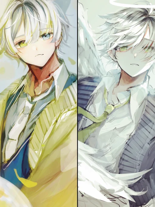 #  ホワイトデーは銀髪白髪を愛でる日

白髪と銀髪をあまりに描かないので
過去絵が少ないですᐠ( ᑒ  )ᐟ
もっと描く機会増やしたいです😢 
