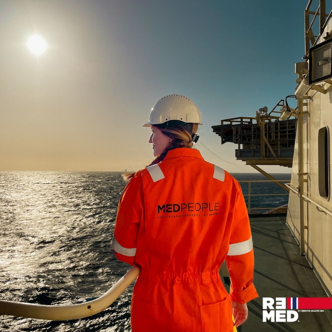 RemoteHealthInt's tweet image. Monday-greetings from one of our Medics working in the North Sea 🌊
_________________________
#medic #offshoremedic #northsea #remotemedicine #remotehealthinternational #offshorenurse