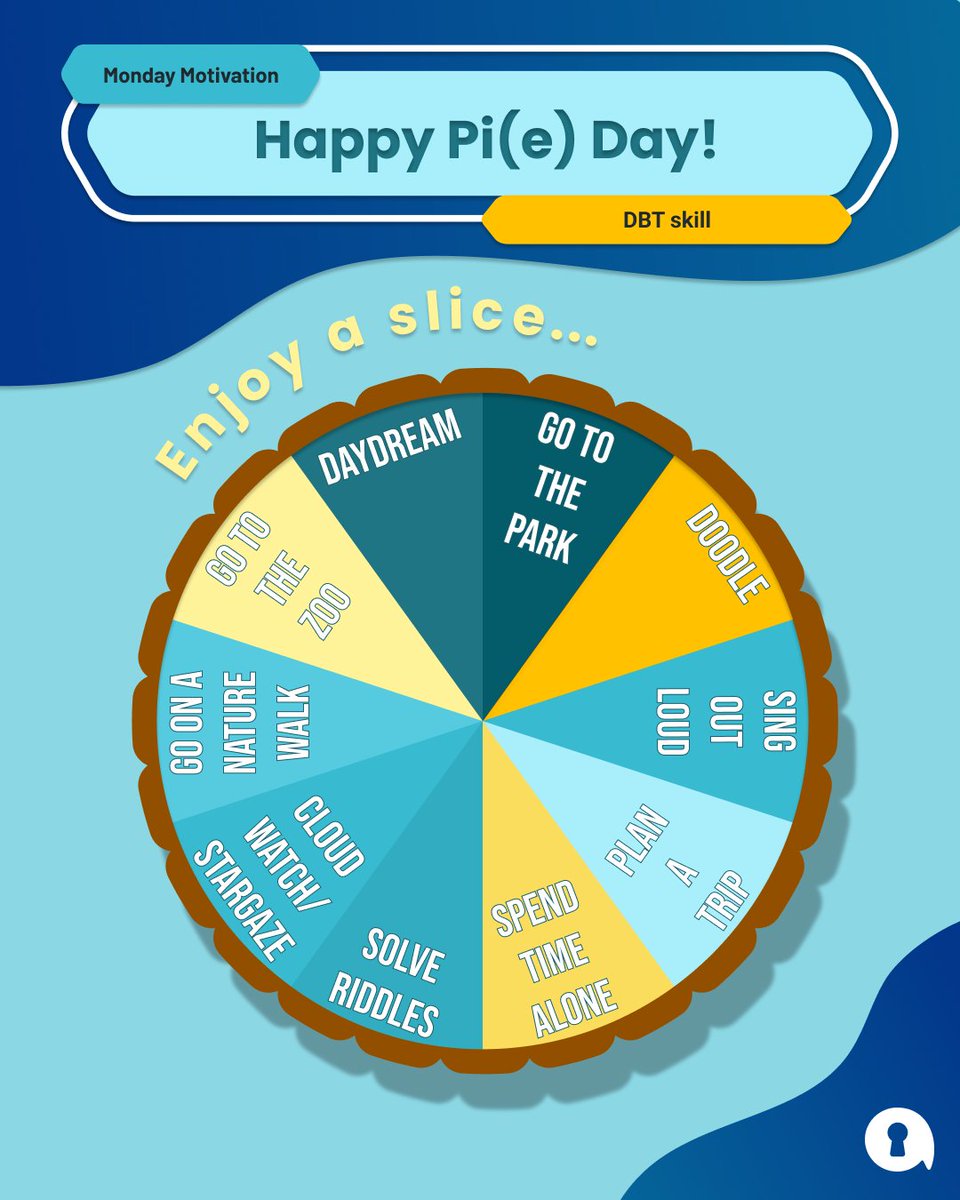 OasisApp's tweet photo. Happy Pi(e) day! Please, help yourself to our slice of our freshly baked Pleasant Events Pie and enjoy! 🥧

Save this post so you can always come back for seconds!

#piday #mentalhealth https://t.co/BEIi10TebY