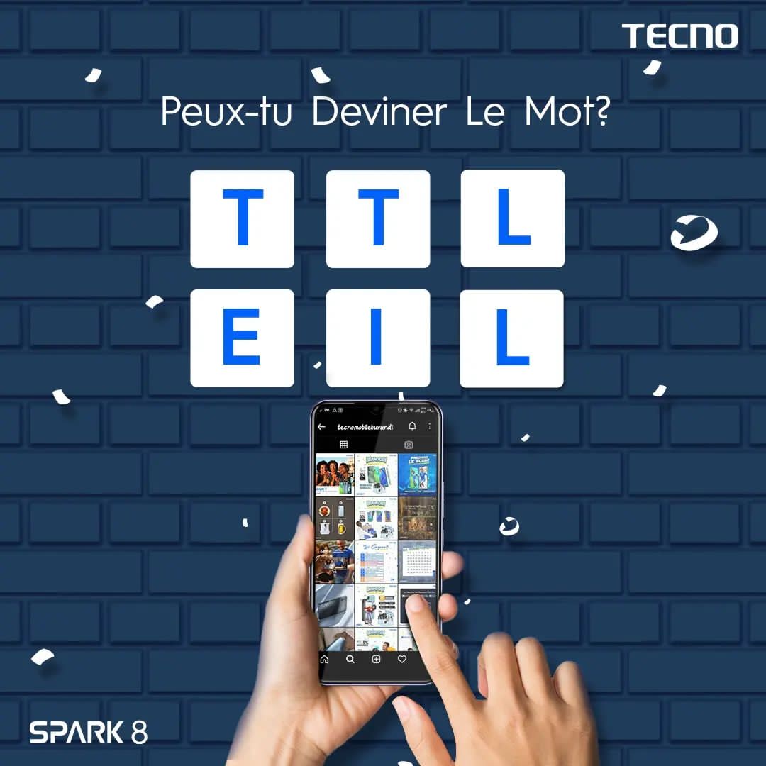 tecnomobiledrc's tweet photo. #TECNOTrivia
Hello les T-fans💙
Devinez🧐 le mot dans cette image.
N'oubliez pas de #Liker et #Partager.
Suivez-nous aussi sur Instagram👇🏾 pour plus d'actualité
https://t.co/dDwO7jr4bG
#TECNOFunTime
#TECNOMobileDRC https://t.co/Au83zI2C4z
