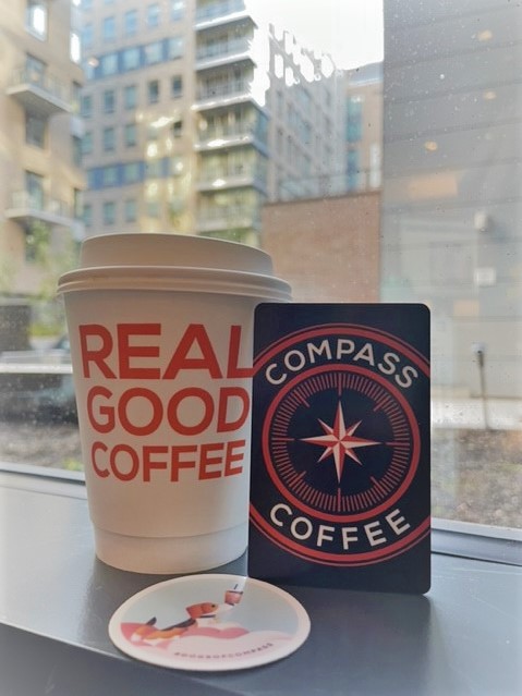 thekelvindc's tweet photo. So excited for our new neighbors @CompassCoffeeDC. We hope our residents enjoyed their Compass Coffee to kick off the week! β#BozzutoCommunity #ResidentEvent #NavyYardDC @DCApartments #BozzutoLiving https://t.co/l8FOeFOUGJ