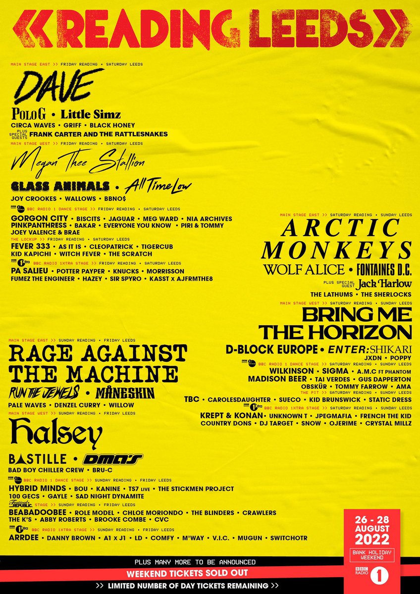 sherlocksfanuk's tweet photo. The Sherlock’s on the main stage at @OfficialRandL buzzing for this one 🔥🎸 https://t.co/1j1myB2B6S