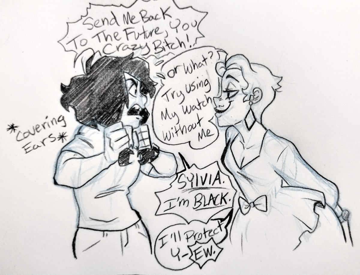 "does Middleverse have villains?" 
Yes 
We have a Karen with a time machine
#middleversevirginia #webcomics 