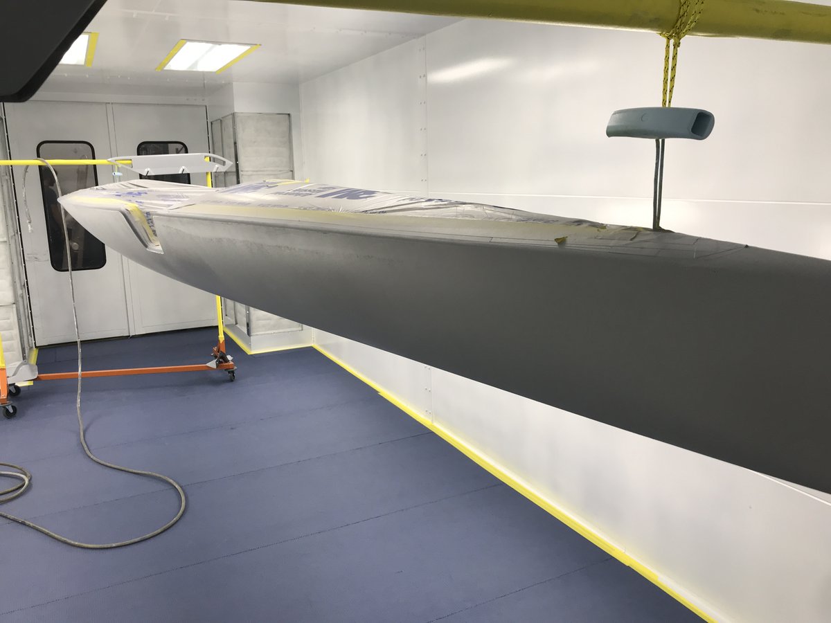 sineadfitzPT's tweet photo. Spray it baby... @rebel_coastal_rowing gets a new spray booth to control the custom paint jobs in-house! If you can dream up a color, we can paint it on your NEXT Boatworks C1X...
.
.
.
#coastalrowing
#rowing
#rowingunleashed
#spraypaint
#paintbooth
#nextboatworks
#rebelrower https://t.co/fpgti9M0YK