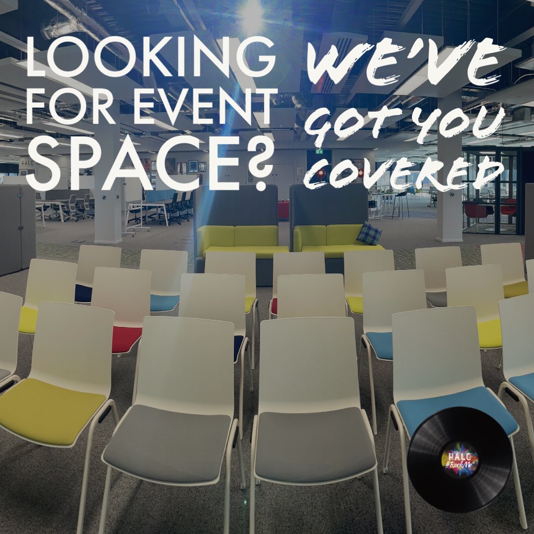 Sporting a 122-inch projector screen, movement tracking camera and conference microphone to capture your event, the <a href="/HALORockMe/">HALO#RockMe WorkSpace</a> Tomorrow’s world event space has you covered.🤟🏻

To find out more about hosting an event with us drop us an email at info@halo-projects.com