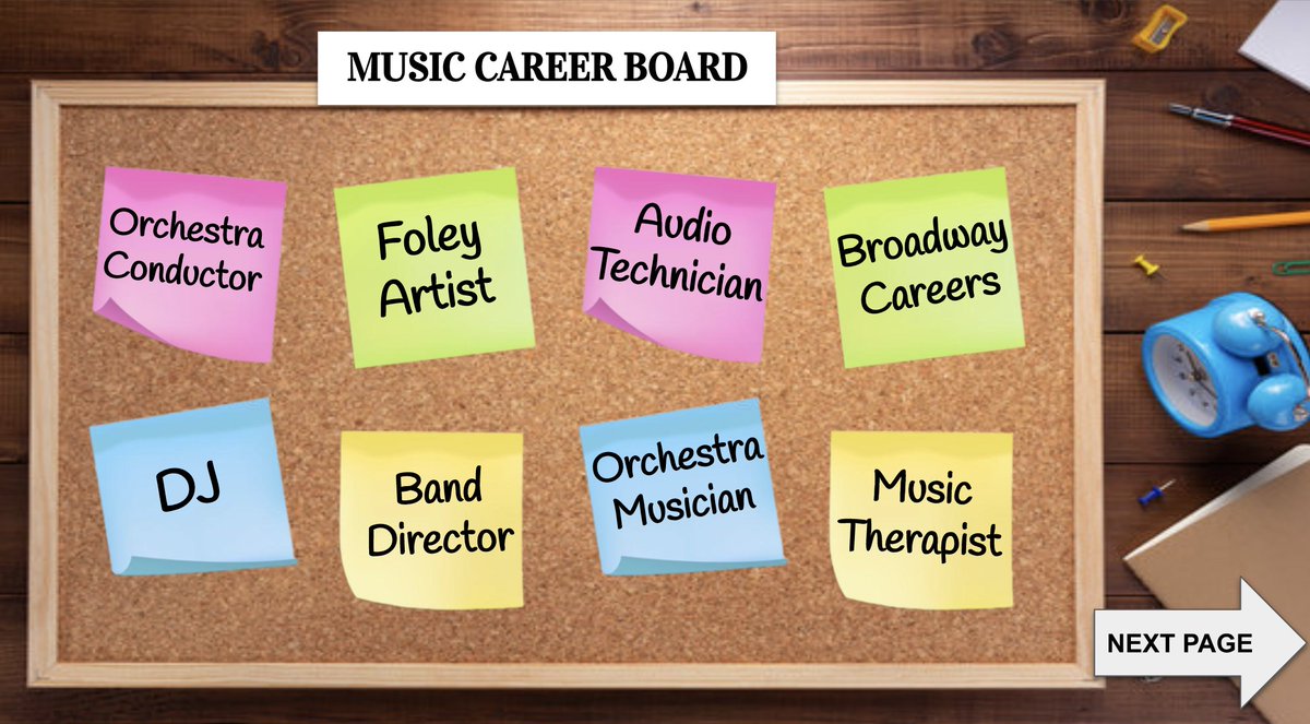 MrsGamza's tweet image. This Friday is @APSTaylor Career Day! To celebrate, we're learning about music careers using this virtual choice board. @APSArts @Principal_TES