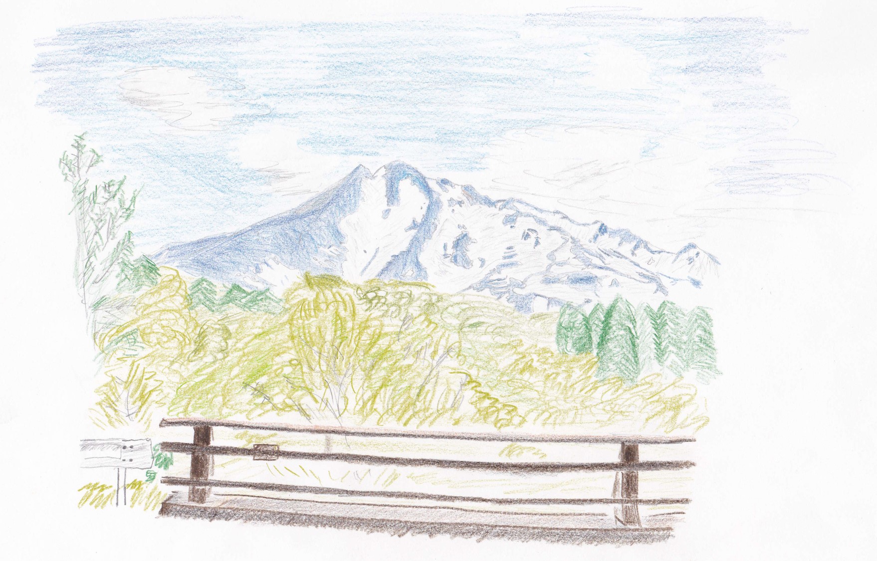 ゆりこうだい 2314 2 鳥海山特集 なんとなく過去絵から鳥海山をテーマにしたものをピックアップ 一日一絵 イラスト 手描きイラスト 山 登山 鳥海山 出羽富士 秋田富士 庄内富士 T Co Mvqt2xrjpn Twitter