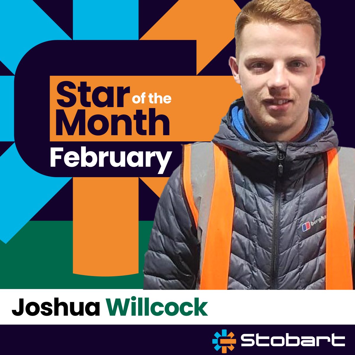 Congratulations to our Star of the Month for February  Joshua Willcock, from our Hawley's Lane Depot. Thank you for all your hard work and commitment! #WellDone #TeamPlayer #Logistics #Star