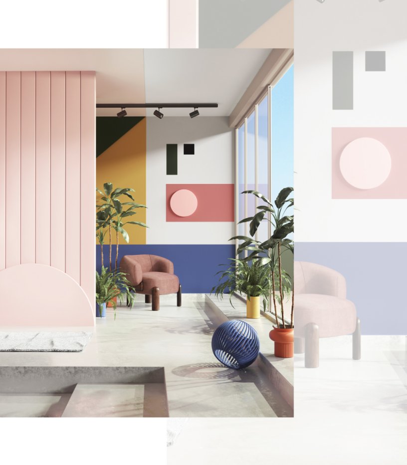 AdobeUK's tweet photo. A perfectly balanced mix of ethereal and cozy, @PeterTarka's abstract architecture is simply mesmerising 📐 #BestofBehance https://t.co/h7NM8VOkC2