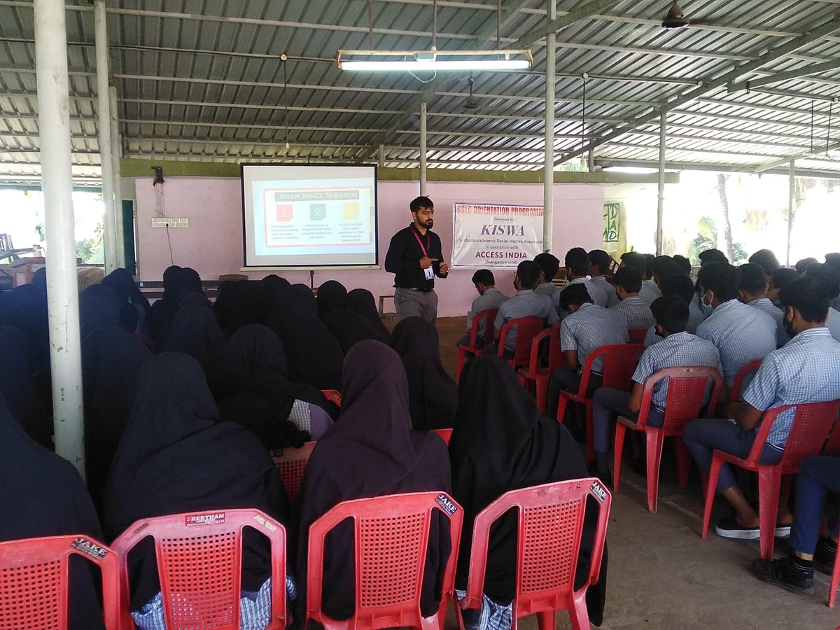 AccessKar's tweet photo. Access India Karnataka Chapter in association with krishnapura Islamic social welfare service jointly conducted student SSLC student orientation program in AL Badriya school Krisbnapura. Mr.Mazin trainer of Access india interacted. Mr.khader were present at the moment. https://t.co/vIDMajxyOJ