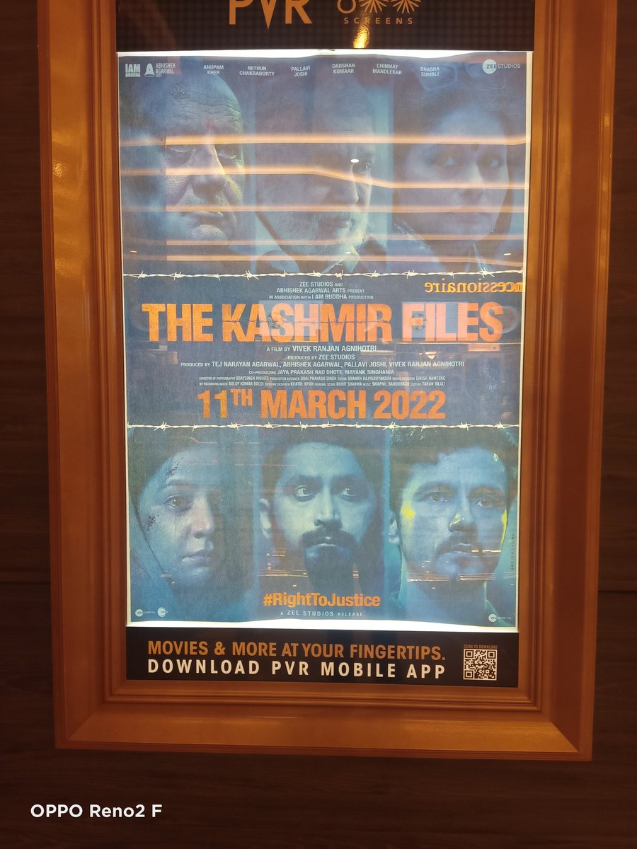 iamvarunkaushik's tweet photo. A must watch it was not exodus...it was genocide... @AnupamPKher #kashmirifiles #KashmirGenocide #KashmiriPandits @vivekagnihotri hats off to entire team of @KashmirFiles @ImPuneetIssar #KashmiriHindus #RightToJustice https://t.co/IKgBTexD1t