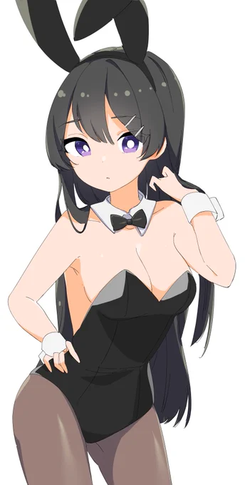 #イラスト あおぶたの桜島麻衣ちゃん 
