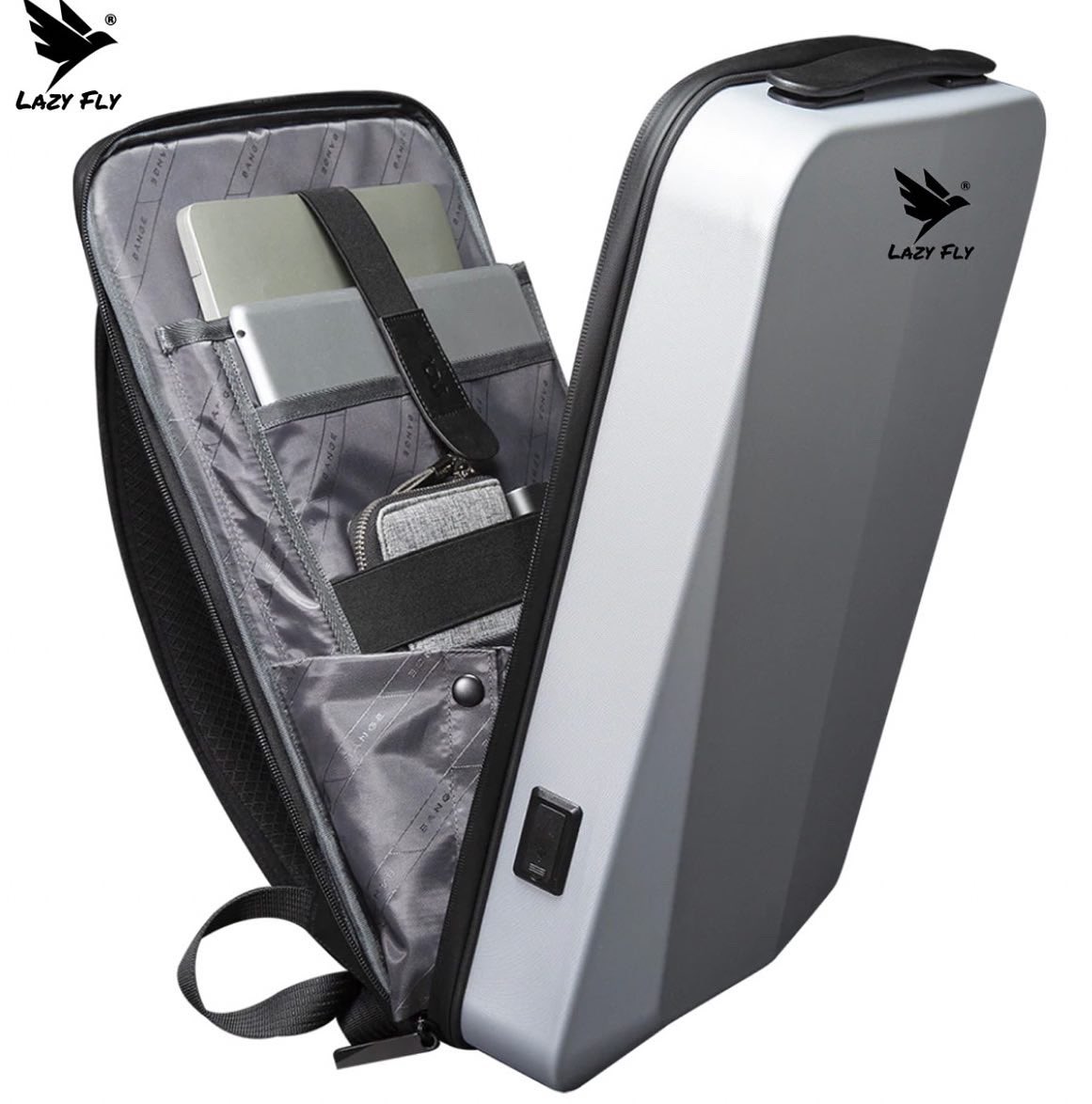 LazyflyIn's tweet photo. The successful successor of the Origami Office backpack and a great addition to our Origami collection. Elegance meets utility 🤝 Perfect for travel ✈️ and office 🏢 use. 
Water-resistant material with waterproof zippers💧
Origami pattern hardtop
3.0 USB Charging Port 🔋
TSA Lock https://t.co/IwgmHoJmfS