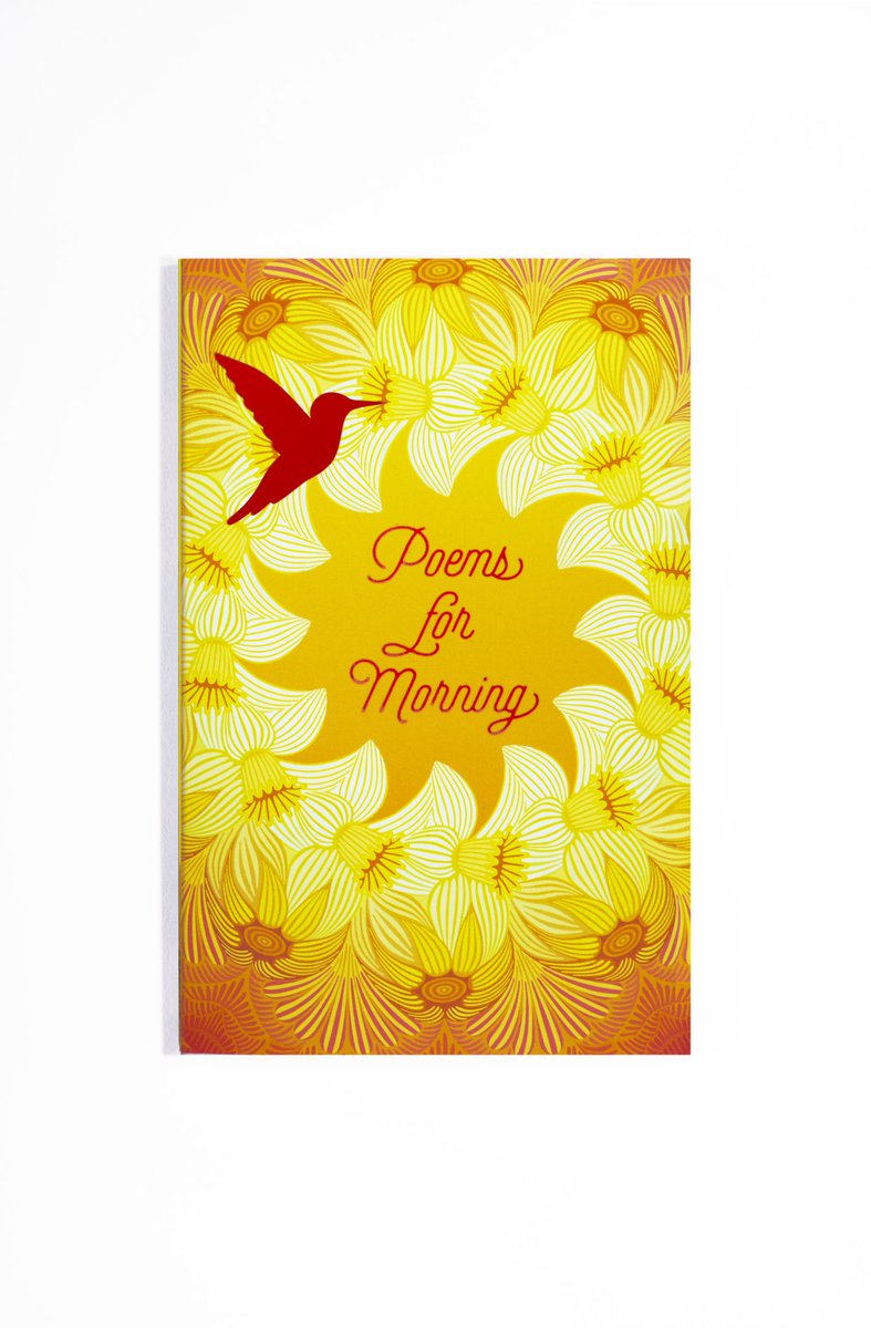 🌼☀️Poems for Mornings cover for ⁦<a href="/UnionSqandCo/">Union Square & Co.</a>⁩ poetry chapbook series. Pleasure to work with the wonderful art director Melissa Farris ⁦<a href="/ironhoneybee/">melissa farris</a>⁩

Cover Illustration by me
Cover Design by Melissa Farris