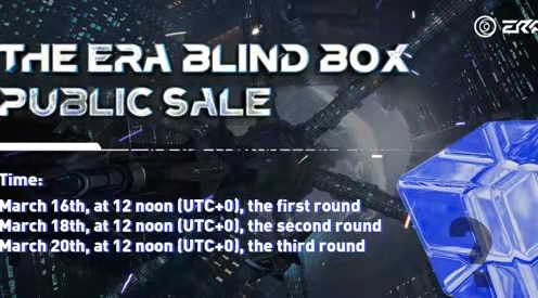 ERAgameio's tweet photo. ERA Blind box public sale is about to start!🥳🥳
#ERAGame https://t.co/bcFiC85Ka4