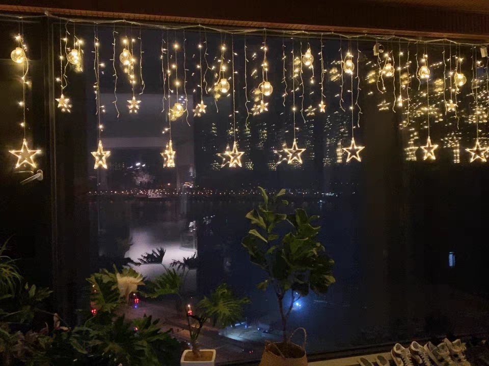 nbakilight's tweet image. #curtainstringlights #curtainlights #festivaldecoration #homedecorlights #decoracao #Akilight