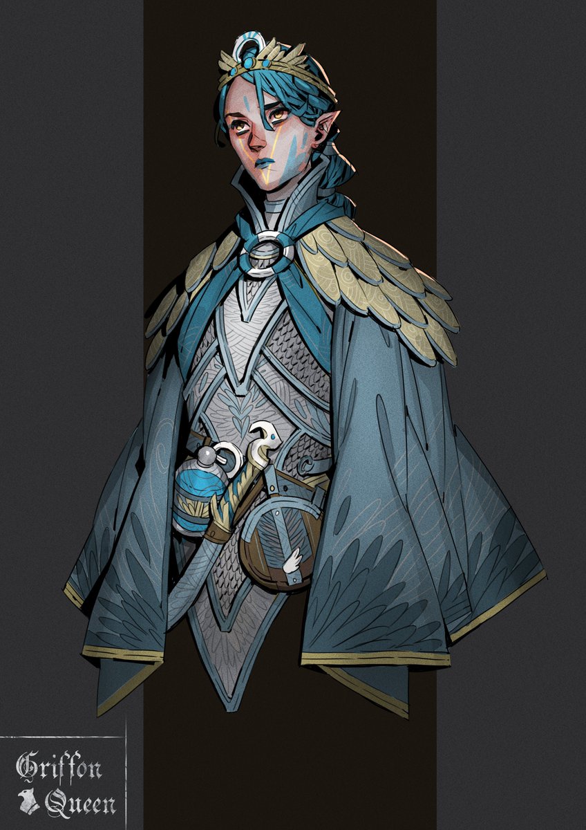 VeronicaBonaci1's tweet photo. Griffon Queen #conceptart #character #OC #art #queen https://t.co/pKdQgXT3vh