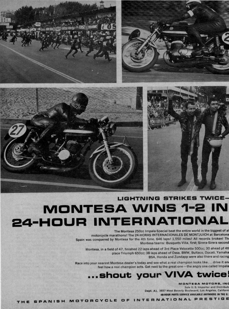 Lamalasuerte_Ed's tweet photo. Publicidad Montesa en Estados Unidos #VivaMontesa https://t.co/caQHSluBg3