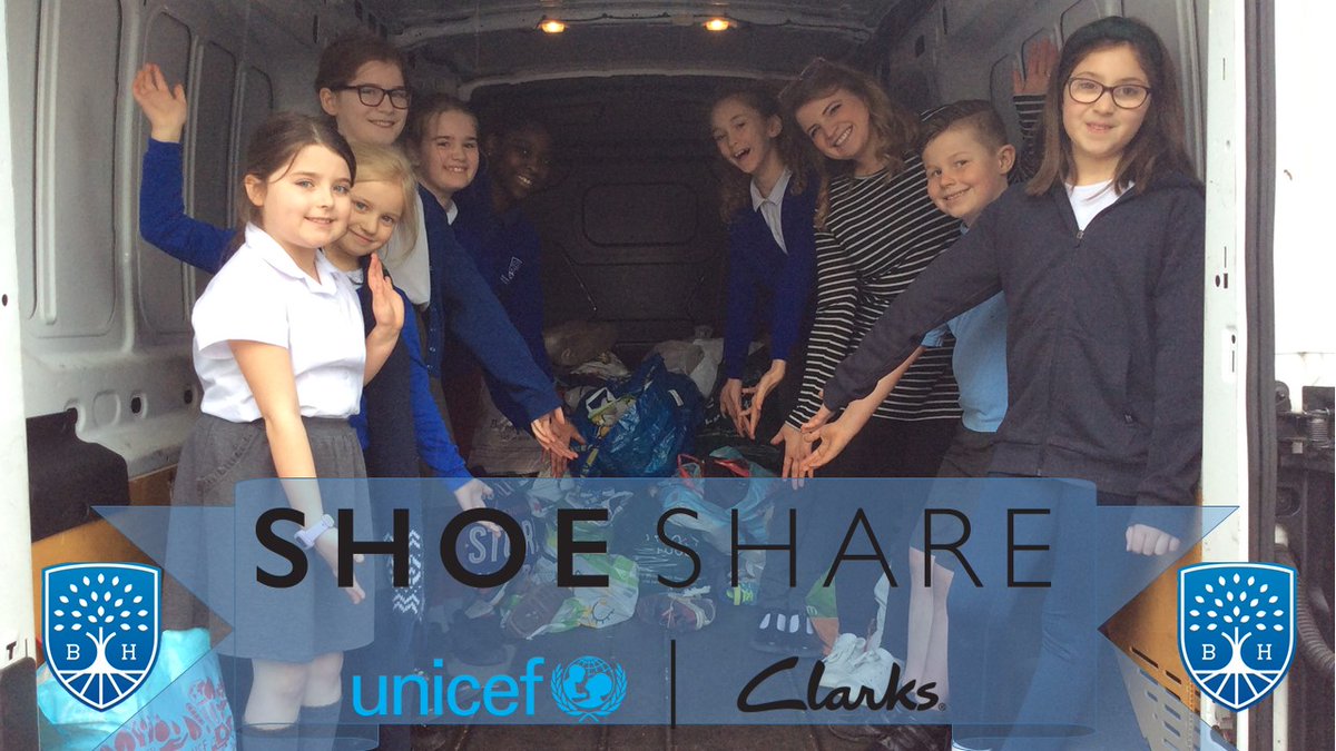 BrunswickME16's tweet photo. Thank you to all your support for our #shoeshare last month! We had a record amount of bags and our #RRSA ambassadors were super proud to help load them up to our collecton today. What a difference you have all made! @UNICEF @clarksshoes https://t.co/bgueNwxwLs
