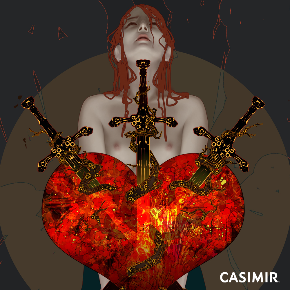 WIP.
Minor Arcana / Three of Swords

#ArtCASIMIR #CASIMIR #CASIMIRArt
#female #drawing #fineart #painting
#limitedprint #arterotica #eroticart
#Tarot #tarot_card #tarot_cards