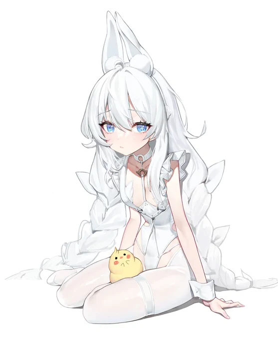 #ホワイトデーは銀髪白髪を愛でる日 
뭐 흰머리면 다 되는거..?😀 