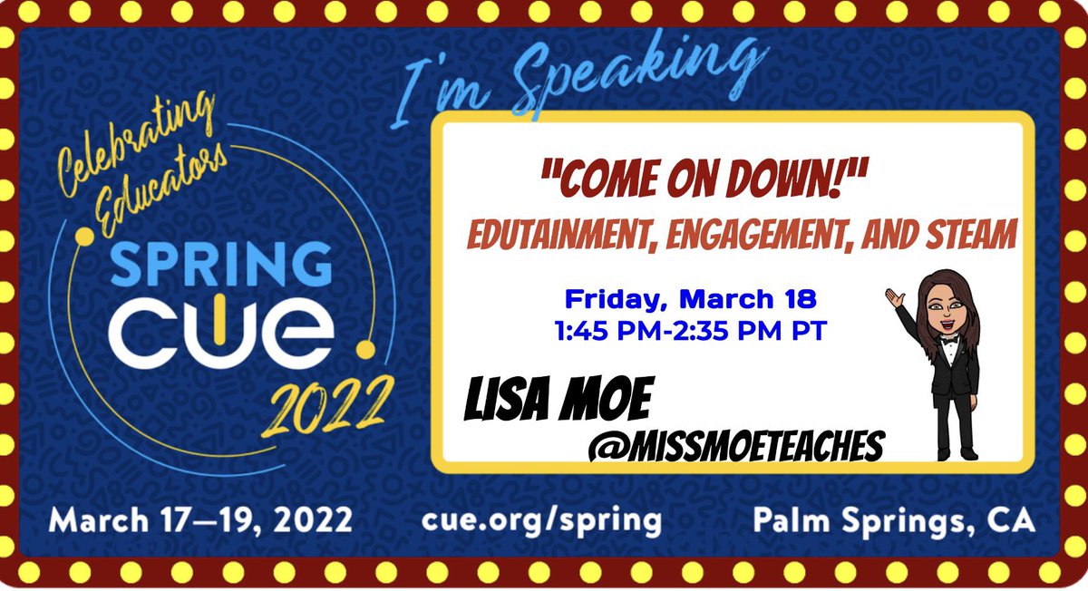 MissMoeTeaches's tweet photo. #SpringCUE is this week! IM SO EXCITED!!! https://t.co/BGJhAMAxbp
