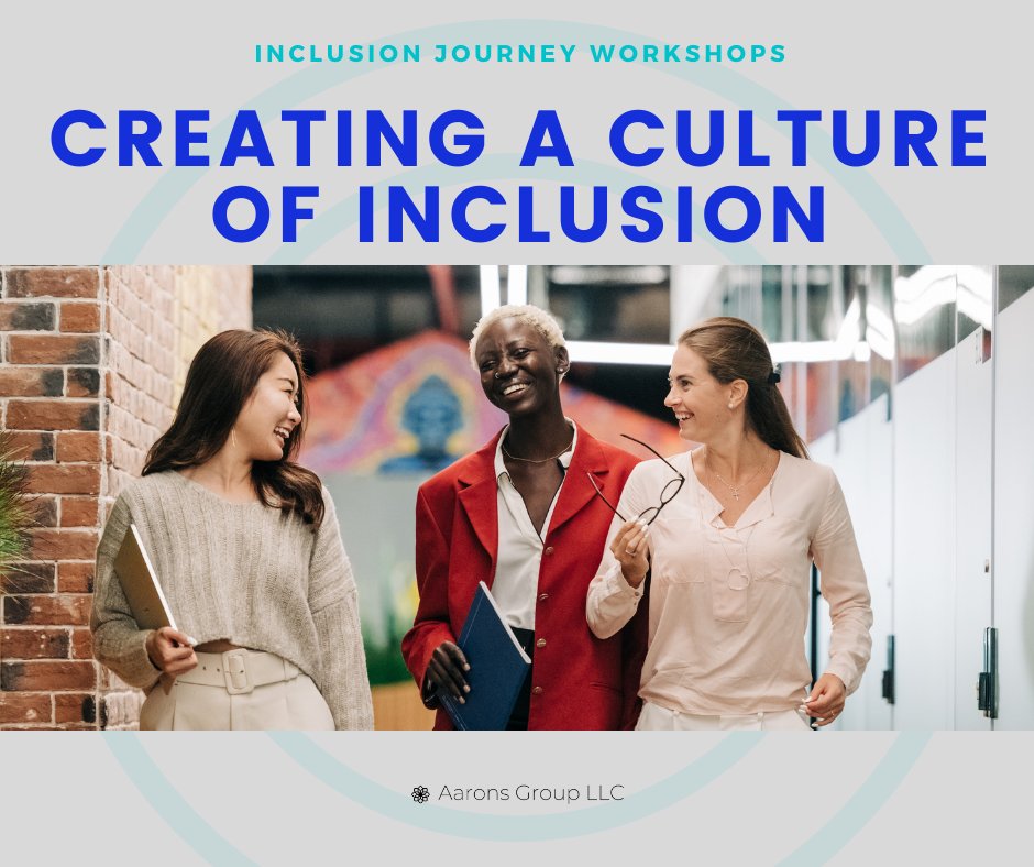 aaronsgroupllc's tweet photo. The public is demand for change extends to internal workplace culture. Participants will use a new methodology - moments that matter - to assess their employee value proposition and implement elements to make their workplace more inclusive. https://t.co/fS667rEMaW