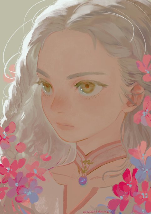 銀の髪の娘 