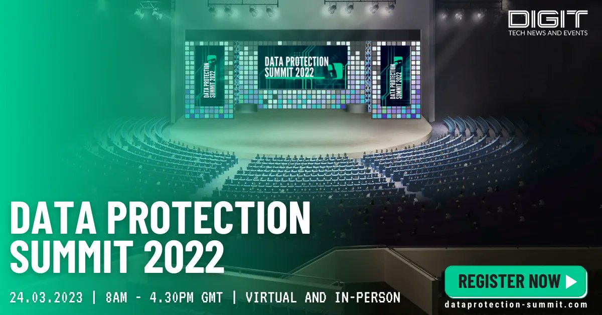 digitfyi's tweet photo. How has #dataprotection changed? Join #DataProSummit 2022 for:
- Implementing the National #DataStrategy
- #Monitoring and #Surveillance in the Workplace Post #Pandemic
- Valid Proof of #Consent: How to Cultivate #Trust & Demonstrate #Compliance
Tickets: https://t.co/KaKny47ILu https://t.co/5CBXHvl58J