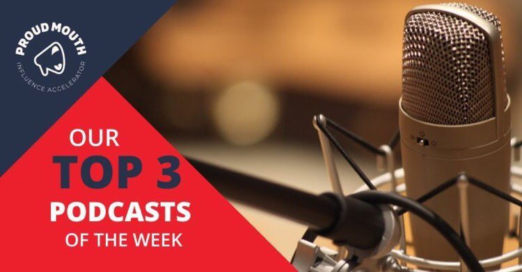 ProudMouth_'s tweet photo. 🥳Congrats to our top 3 client podcasts of the week! 🥳
#BeYourOwnLoud #PoweredByPM #Podcasts #Entrepreneurs https://t.co/vxVUfSg2qK