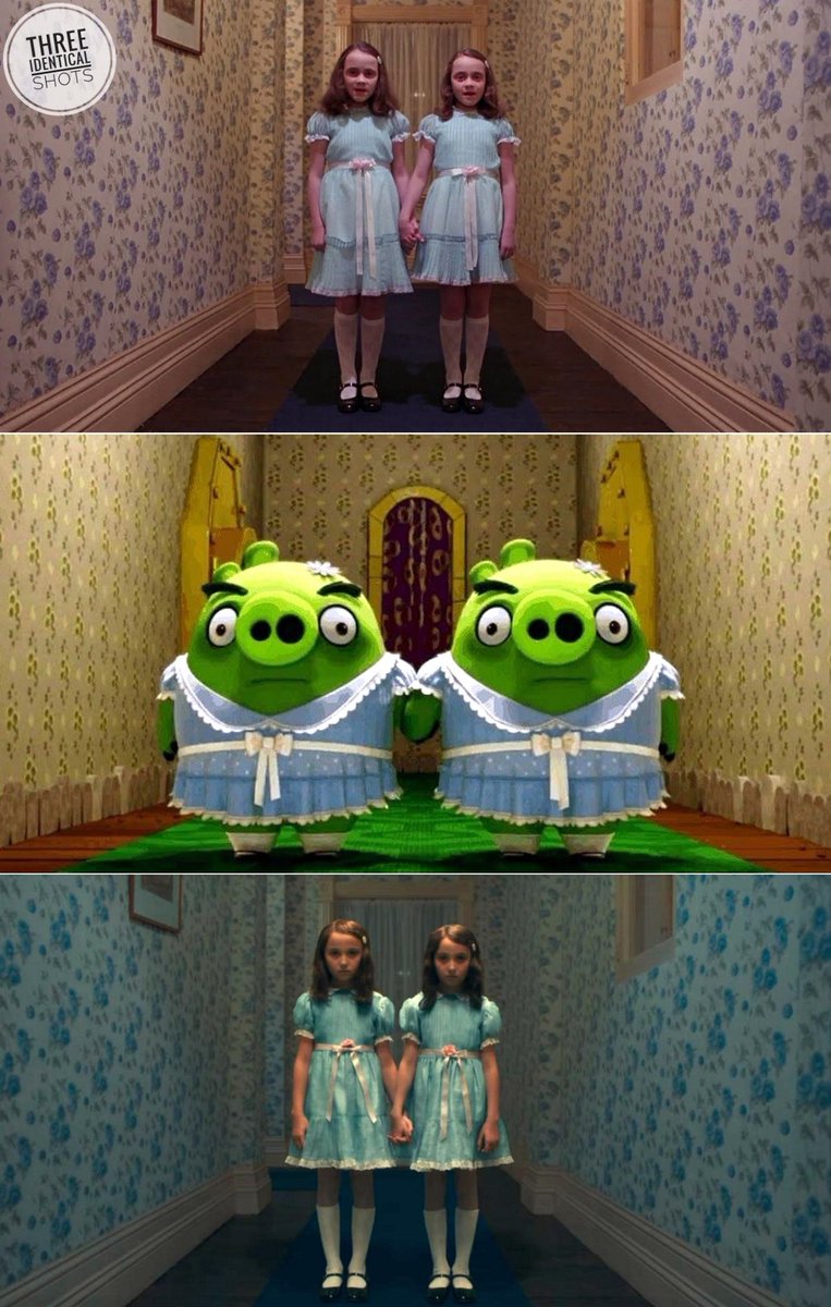 IdenticalShots's tweet image. 1- #TheShining - #StanleyKubrick, 1980
2- #TheAngryBirdsMovie - #ClayKaytis #FergalReilly, 2016
3- #DoctorSleep - #MikeFlanagan, 2019

#twins #animation #horror #horrormovies #cinema #filmmaking #cinematography #movie #moviescenes #1980s #movielover #cultfilm #StephenKing